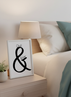 Chill & Relax Script Calligraphy A4 Print – Get Your Daily Calm On