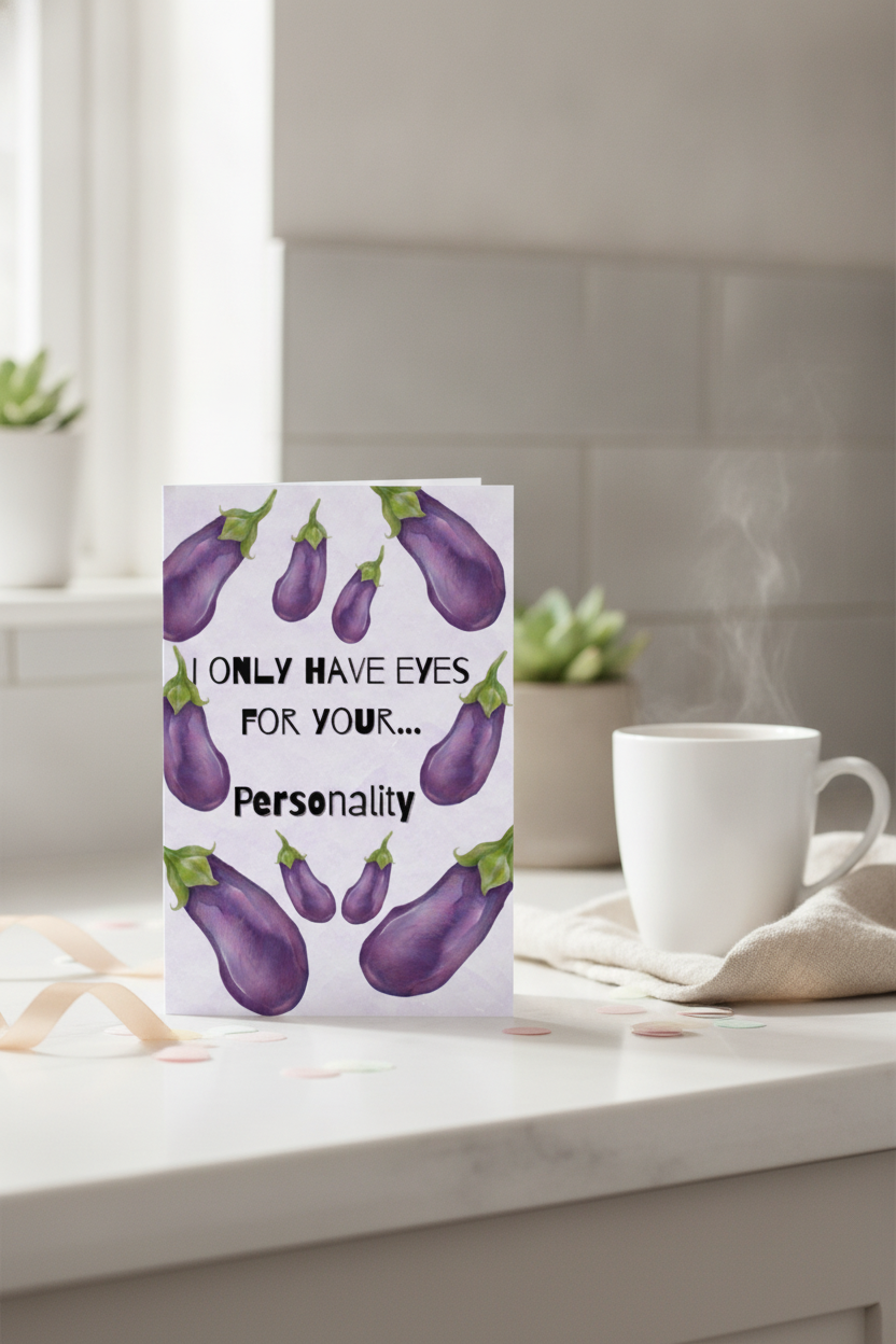 Only Have Eyes For .... Birthday Card