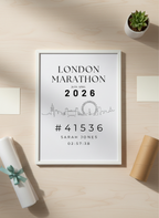 2026 Marathon Time Print