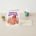 Funny Anti-Social Mental Health Card | Square Card