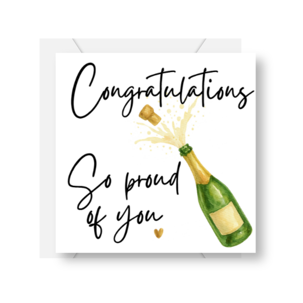 Congratulations So Proud Of You