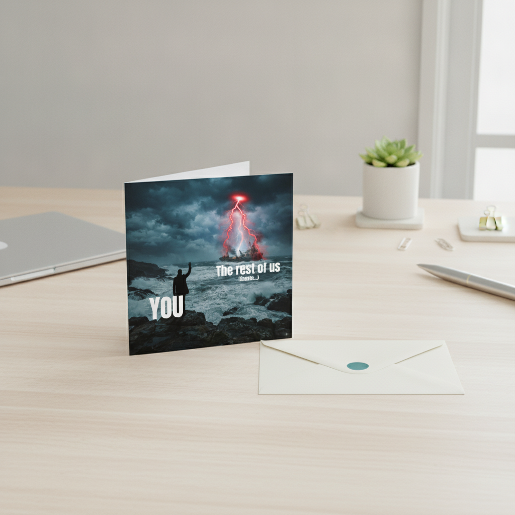 Bye Bye Workmate! Good Luck New Job Card for Office Leavers