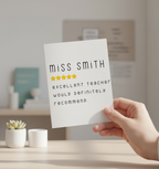 Personalised Teacher Thank You Card - Square Card