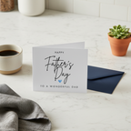 Wonderful Dad Father's Day Card - Square Greetings Card