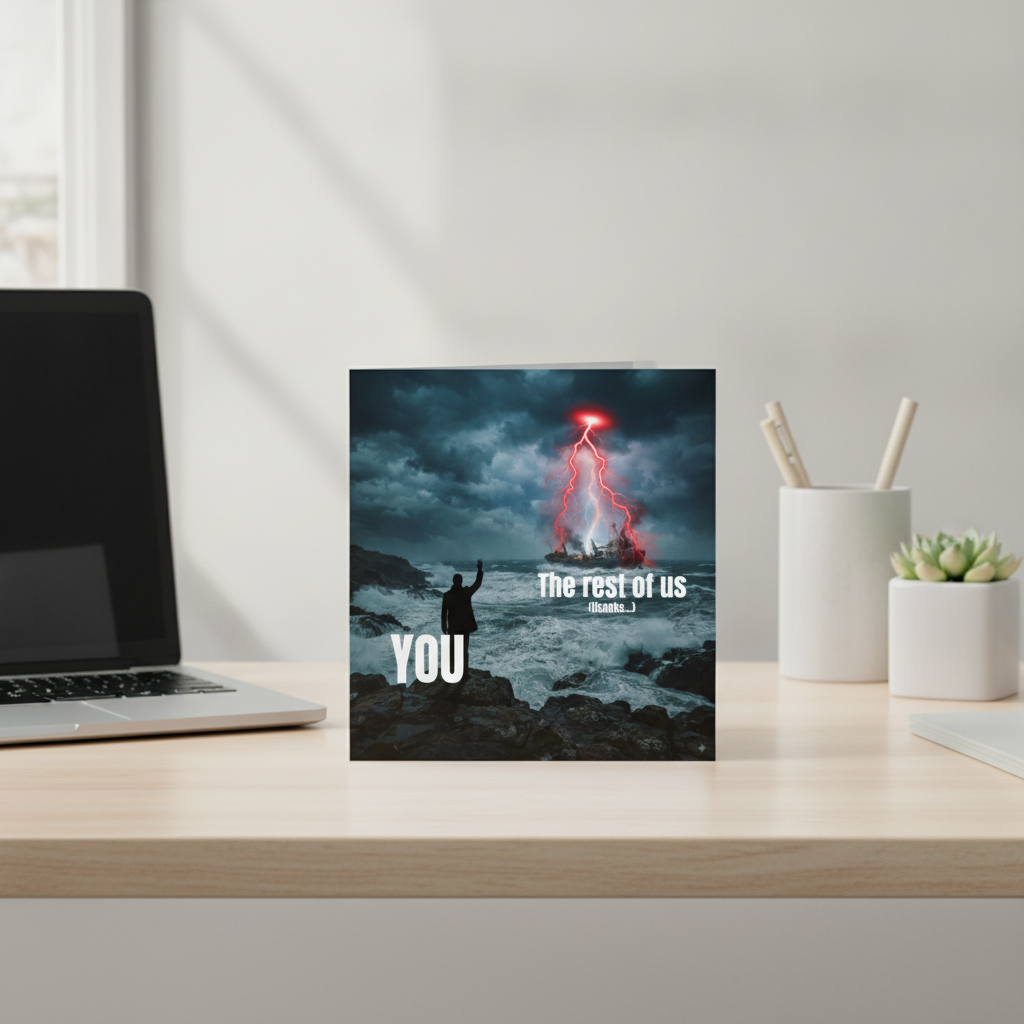 Bye Bye Workmate! Good Luck New Job Card for Office Leavers