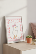 Stay Silly Little Goose A4 Kids' Print - Cheeky Nursery Wall Art