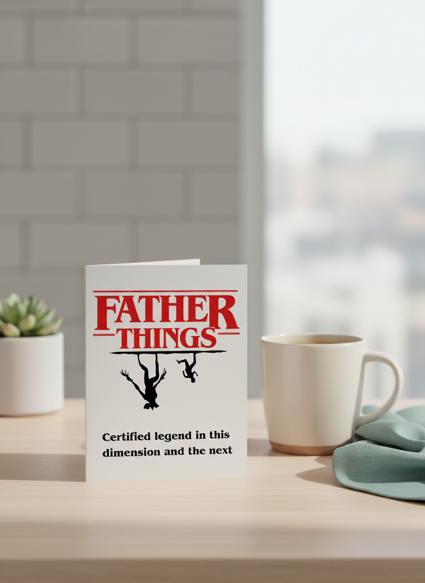 Father Things Legend Card - Father's Day Card - UK Card Shop