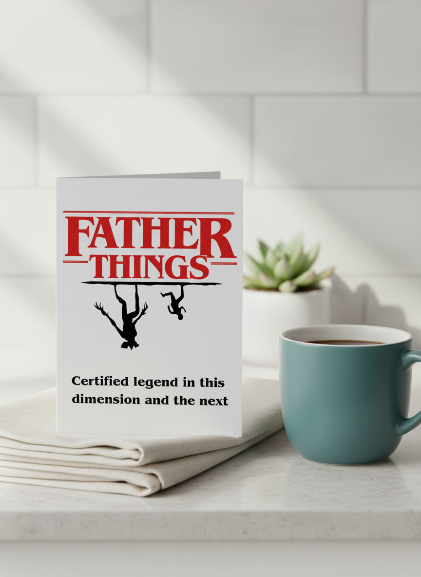 Father Things Legend Card - Father's Day Card - UK Card Shop