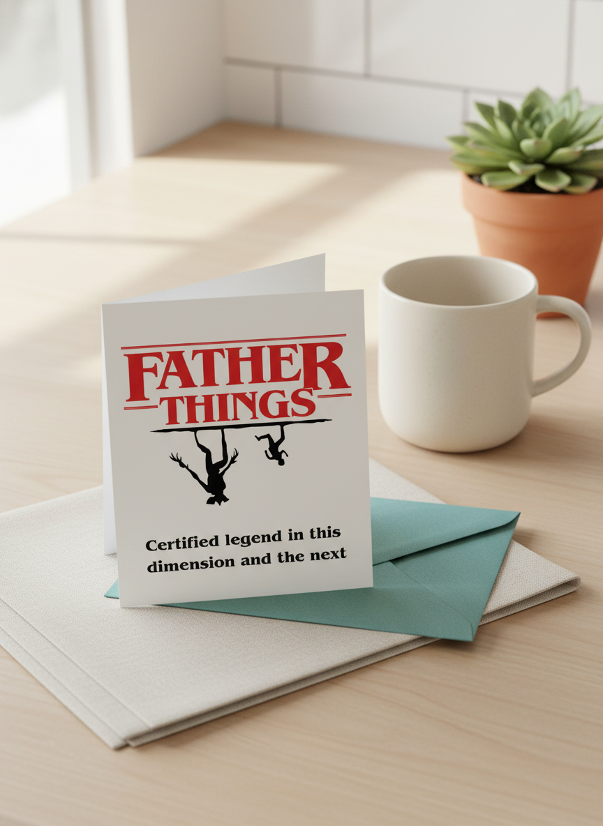 Father Things Legend Card - Father's Day Card - UK Card Shop