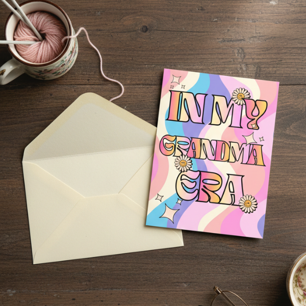 In "My Grandma Era” Card