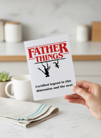 Father Things Legend Card - Father's Day Card - UK Card Shop