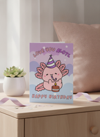 Send a smile with our 'Love You Alotl' A5 Birthday Card for your best bud