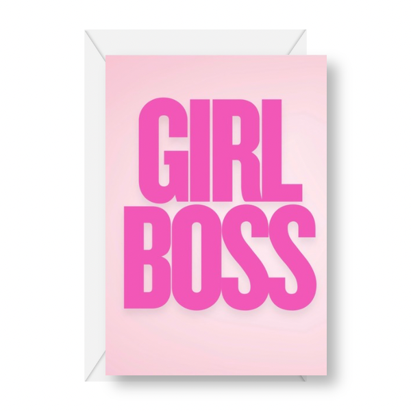 Girl Boss Card