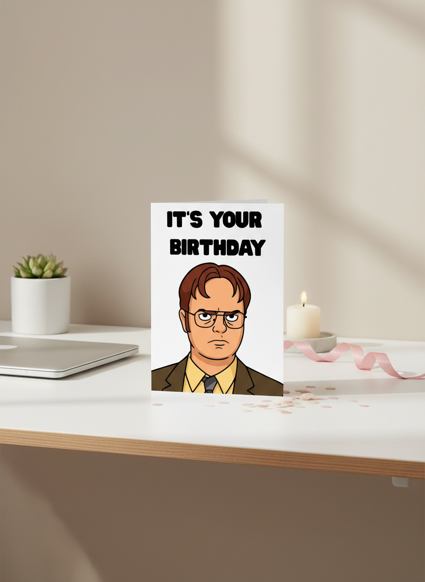 The Office Birthday Card | Dwight Schrute It’s Your Birthday