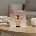 Happy Birthday Good Girl" Square Card – A Birthday Treat for Her