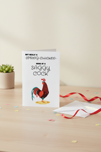 Not a Spring Chicken – Saggy Cock Funny Birthday Card