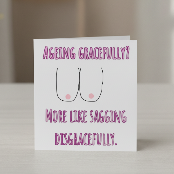 Funny Adult Birthday Card For Her