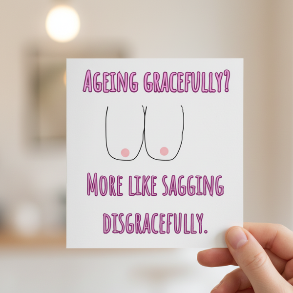 Funny Adult Birthday Card For Her