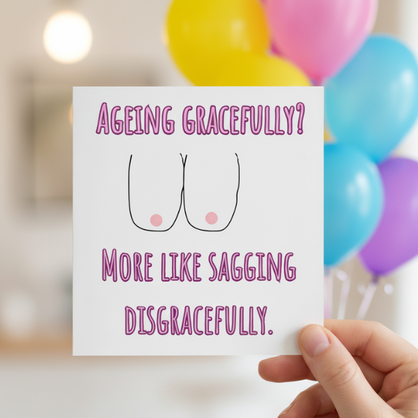 Funny Adult Birthday Card For Her