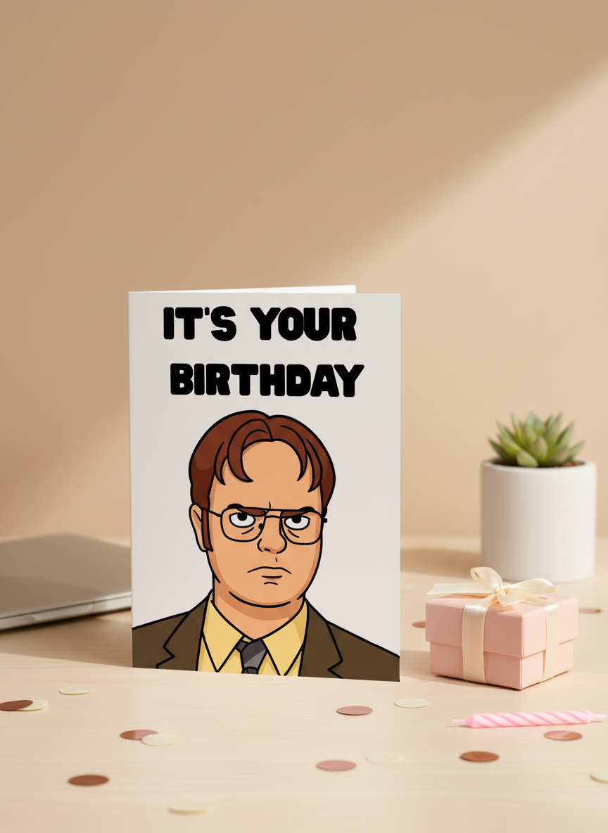 The Office Birthday Card | Dwight Schrute It’s Your Birthday