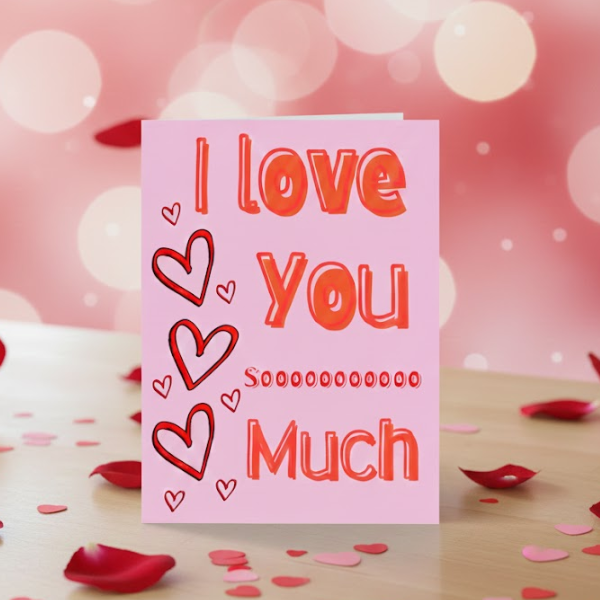 I Love You Soo Much Valentine’s Card