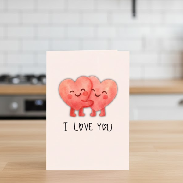 Cute I Love You Valentine’s Day Card