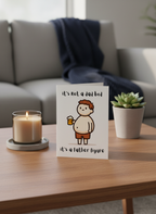 It's Not a Dad Bod Father Figure Fathers Day Card - A5 Size