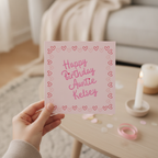 Personalised Birthday Card for Auntie - Add Her Name for a Special Day