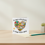 Big Heart Teacher Card - Thank You Card for Teachers