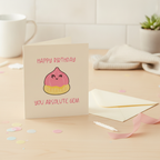 Happy Birthday You Absolute Gem Square Card for a Brilliant Mate