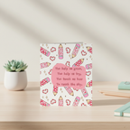 Thank You Teacher Card - Help Us Grow Square Card