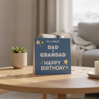 Birthday Card for Your Awesome Dad or Grandad – Square Design