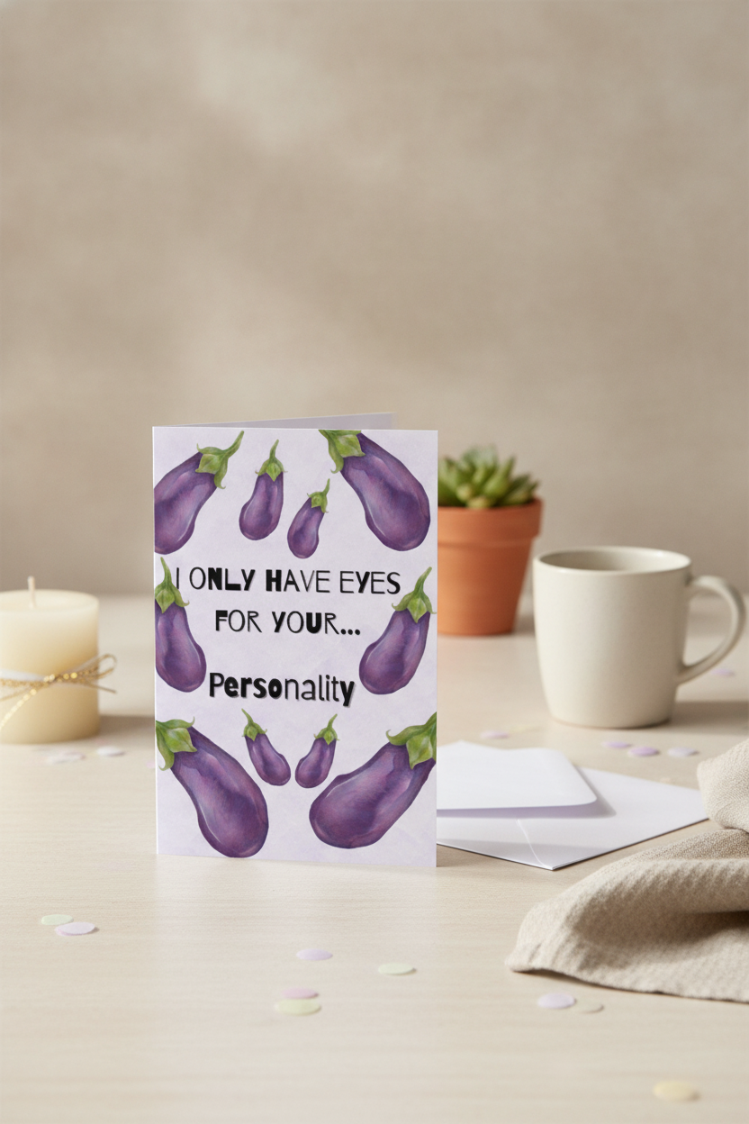 Only Have Eyes For .... Birthday Card