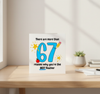 More than 67 Reasons You're the Best Teacher Card | Square