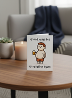 It's Not a Dad Bod Father Figure Fathers Day Card - A5 Size