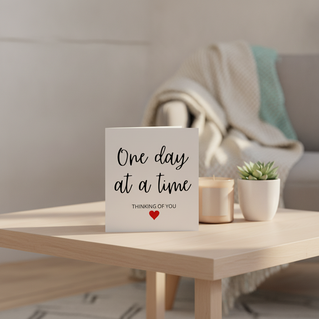 Thinking of You Square Card - A Gentle Reminder You Care