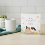 You Are Never Alone Friend Greeting Card - Square Card for a Special Mate