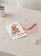 Personalised Capybara Birthday Card - A5 Animal Card for Friends & Family