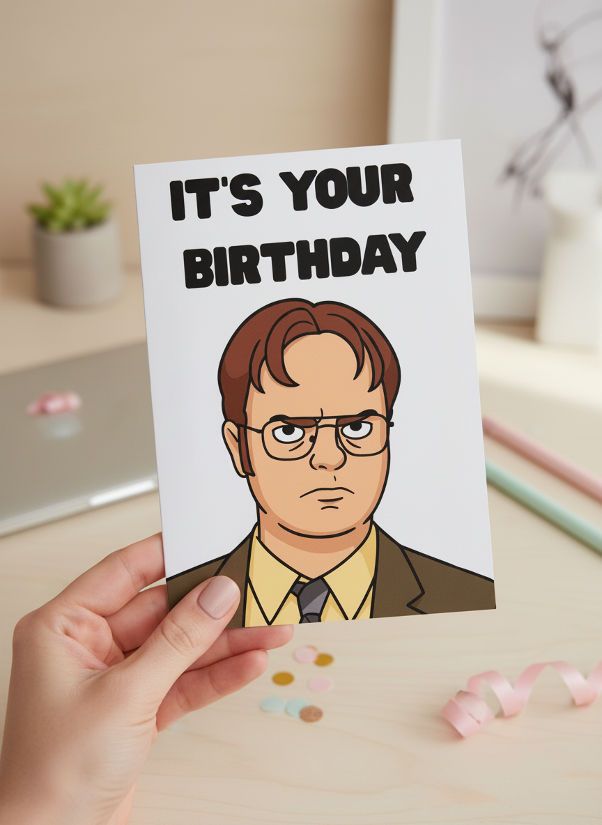 The Office Birthday Card | Dwight Schrute It’s Your Birthday