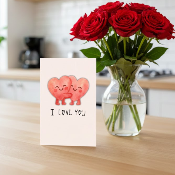 Cute I Love You Valentine’s Day Card