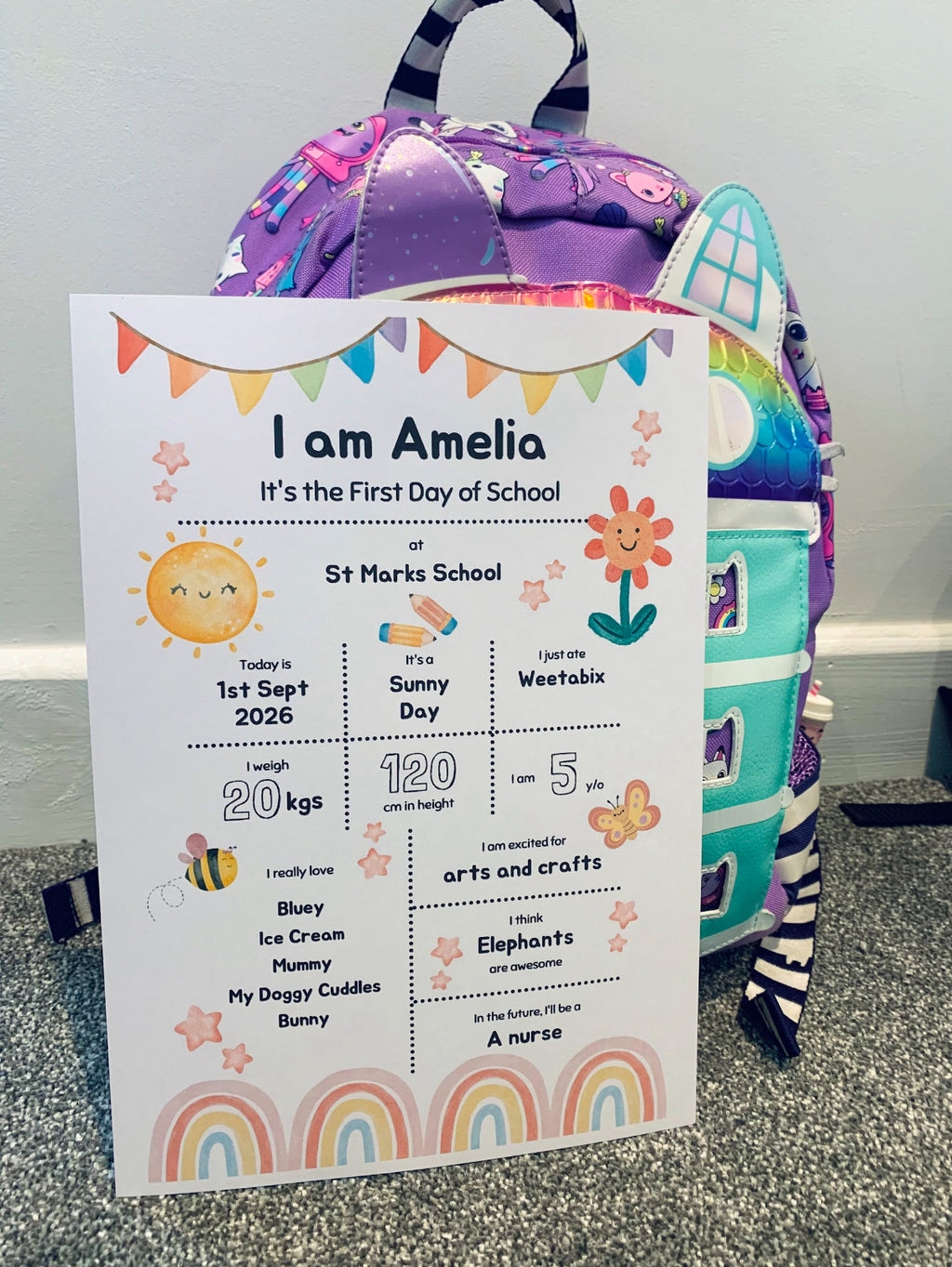 First Day Of School Print