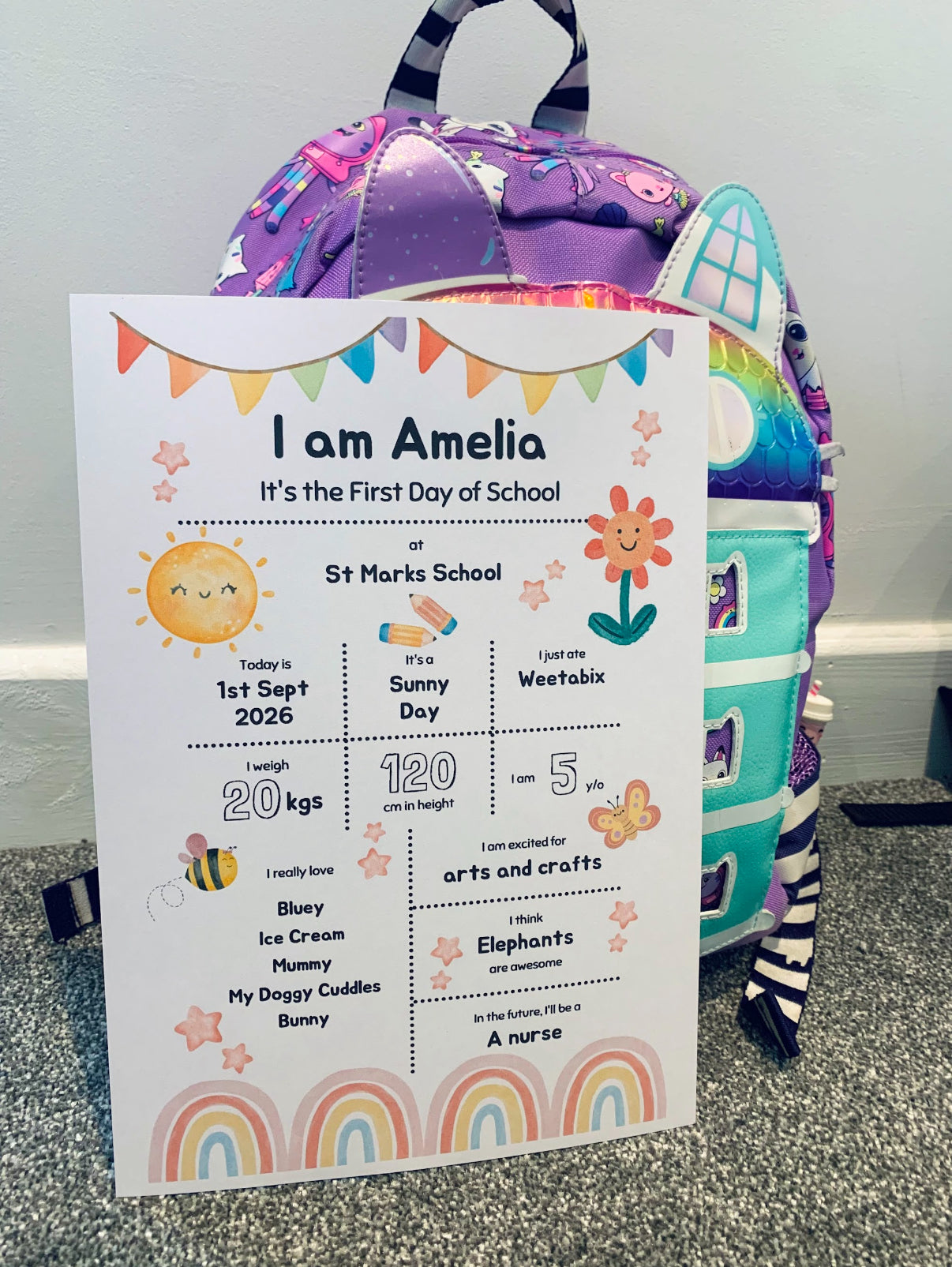 First Day Of School Print