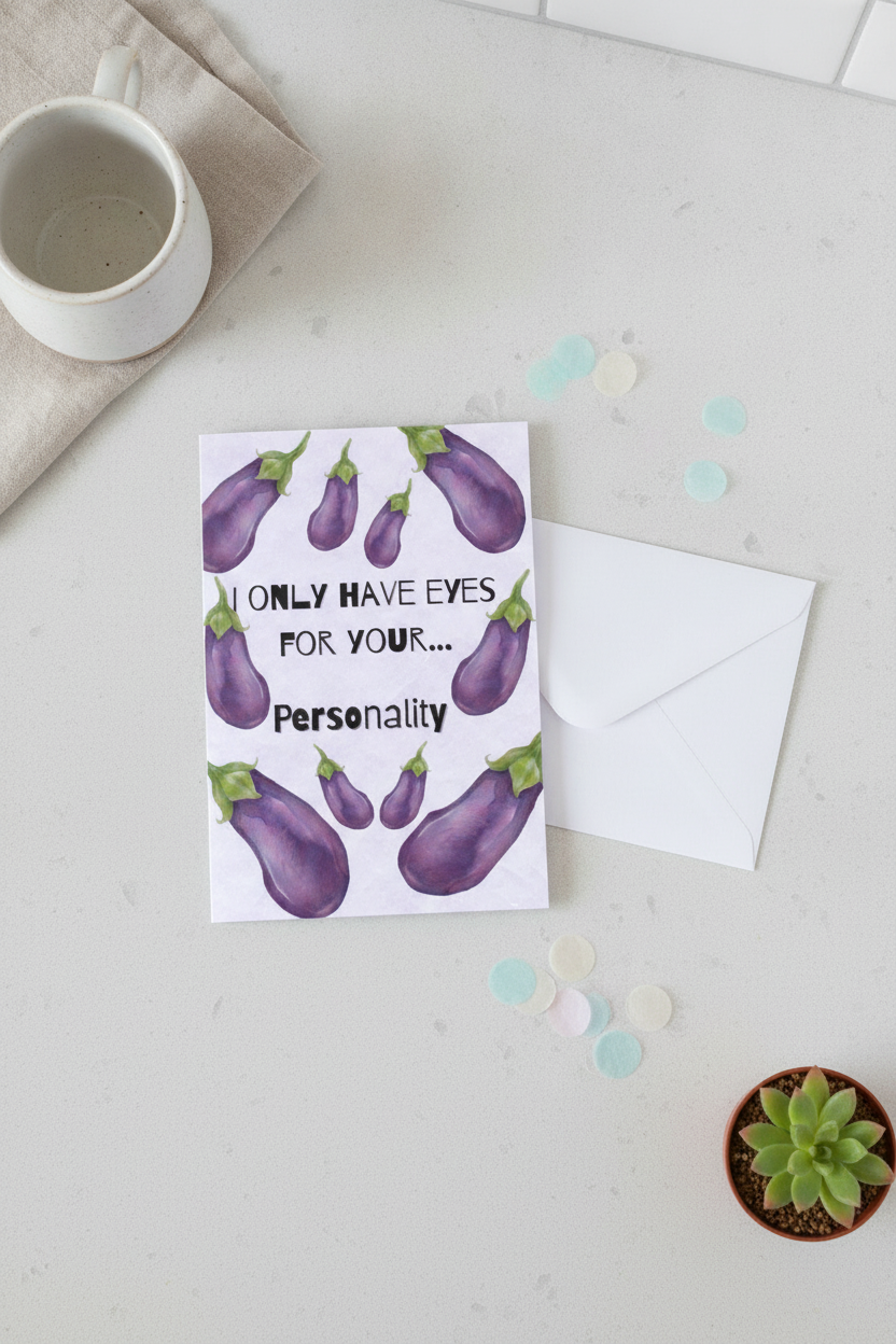 Only Have Eyes For .... Birthday Card