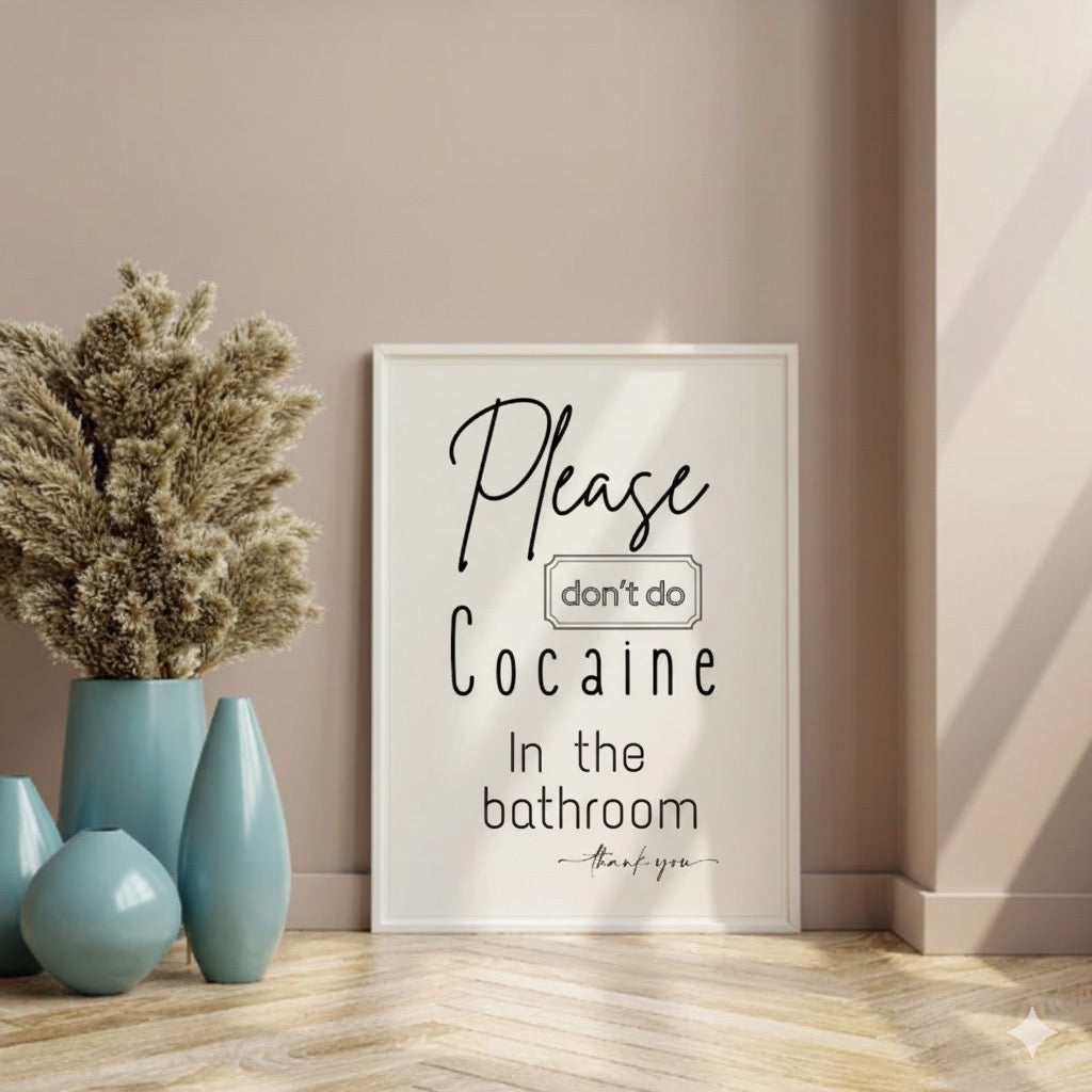 Please Dont Do ******** In The Bathroom