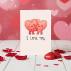 Cute I Love You Valentine’s Day Card