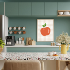 Apple Gingham Kitchen Print
