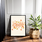 Autumn A4 Wall Prints – Pumpkins, Cosy Quote & Pumpkin Spice Latte | Print Only or Framed