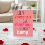 Happy Valentine’s Day Card To Mummy From Bump