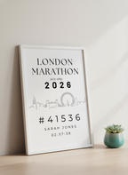2026 Marathon Time Print