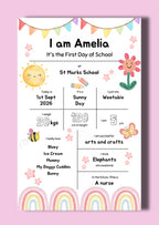 First Day Of School Print